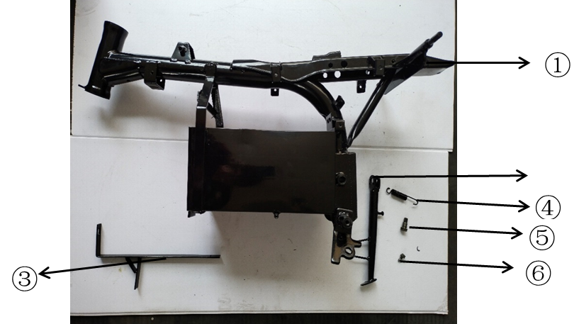 Battery Pressing Strips - 1500W Electric Mini Bike