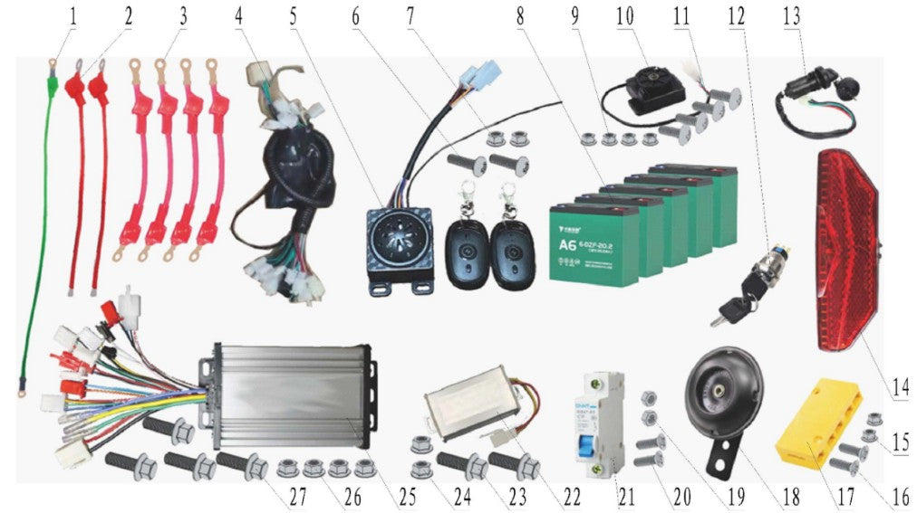 Replacement Key - ATV Electric (Utility & Sport)