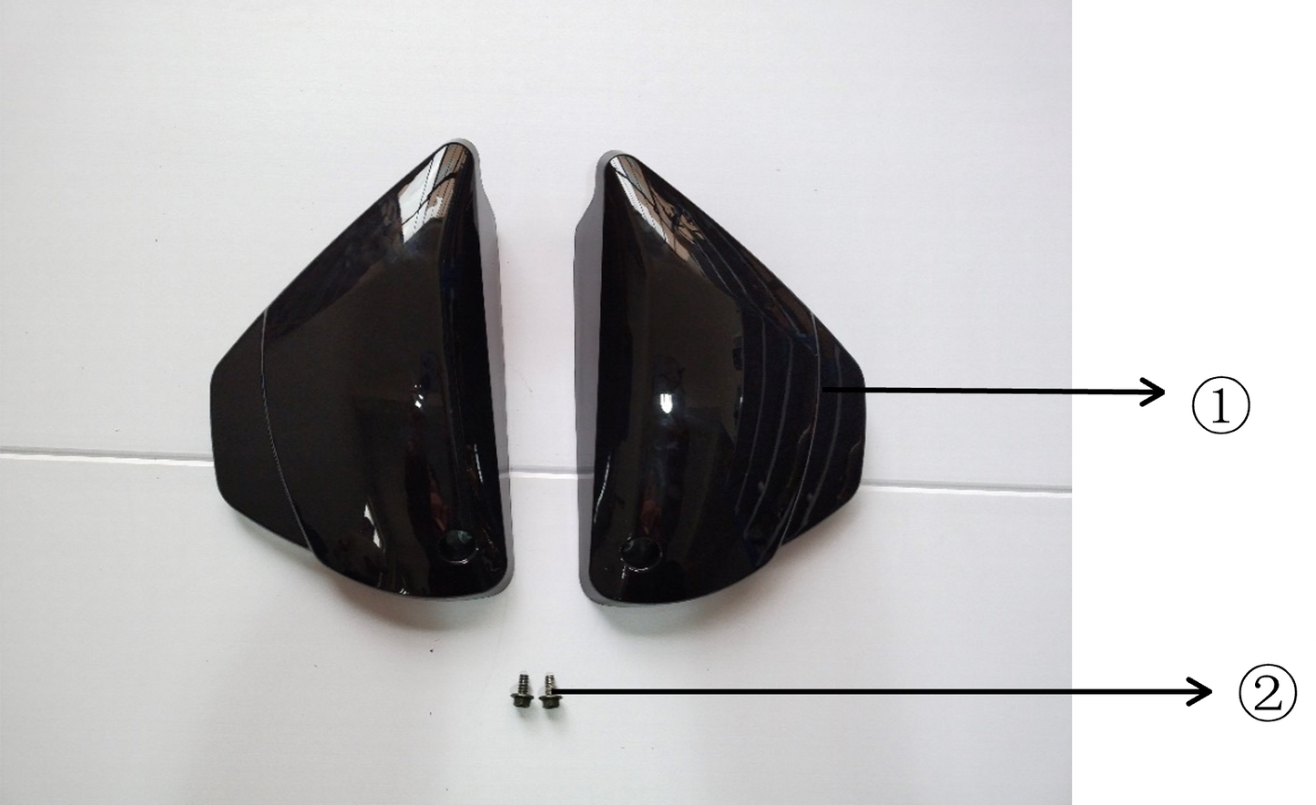 Left & Right Decorative Panels - 1500W Electric Mini Bike