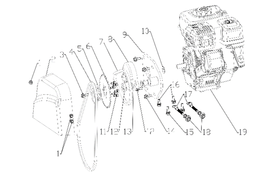 Screw (M6*12) - 1 Seat Go Kart (Gas)