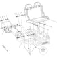 Rear Swing Arm Assembly - 2 Seat Go Kart (Gas)