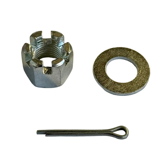 Rear Wheel Castle Nut & Washer - 1 Seat Go Kart (Gas & EV)