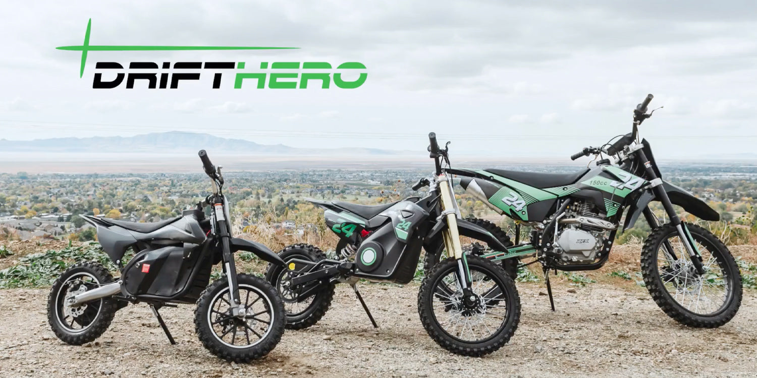 Drift Hero Go Karts Mini Bikes Electric and Gas Go Karts