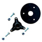 Hub Flange (Rear) - 2 Seat Go Kart (Gas & EV)