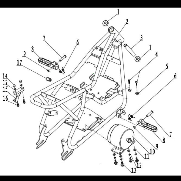 Kick Stand - Mini Bike (250W)
