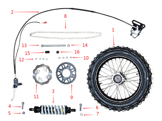 Chain - EV Dirt Bike (5000W)