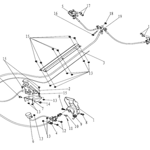 Brake Caliper Assembly (Single) - 2 Seat Go Kart (EV)