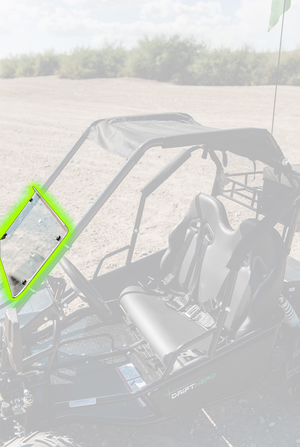 Wind Shield - 2 Seat Go Kart (Gas & EV)