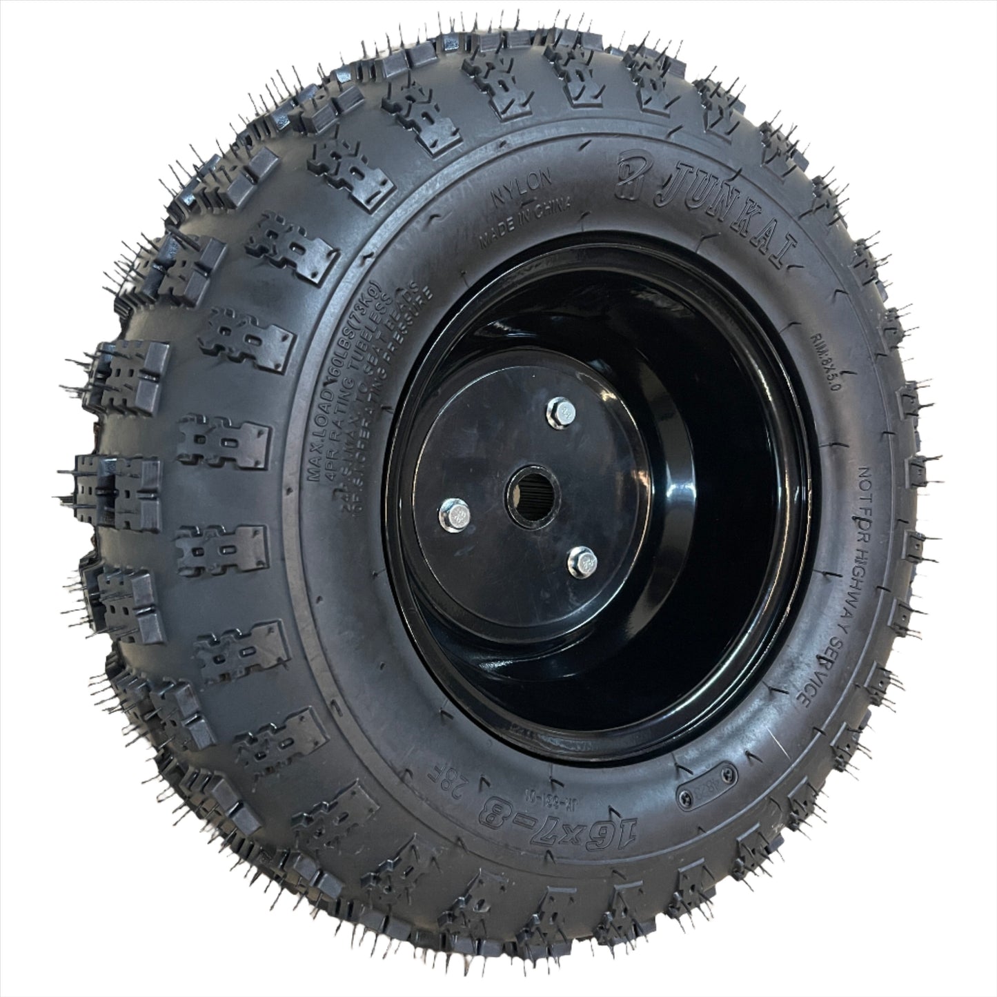 New Front Wheel & Tire Assembly - 2 Seat Go Kart (Gas & EV)