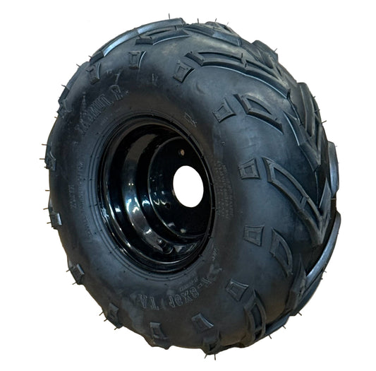 Rear Passenger Side Tire & 7" Wheel - 2 Seat Go Kart (Gas & EV)