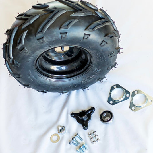 Rear Passenger Side Tire Assembly - 2 Seat Go Kart (Gas)