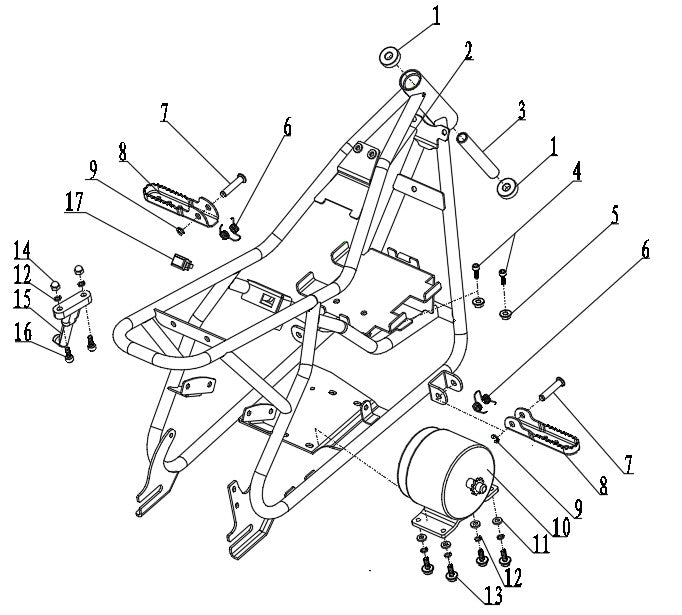 Kick Stand - Mini Bike (250W)