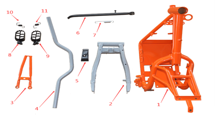 Chain Push Cover - EV Dirt Bike (1600W & 2500W)