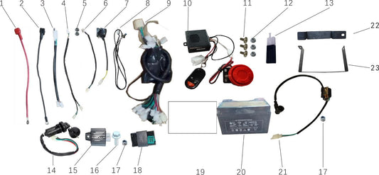 Replacement Key Ignition - ATV Gas (Utility & Sport)