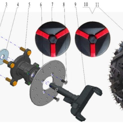 Right Steering Knuckle - ATV Gas/EV (Utility)