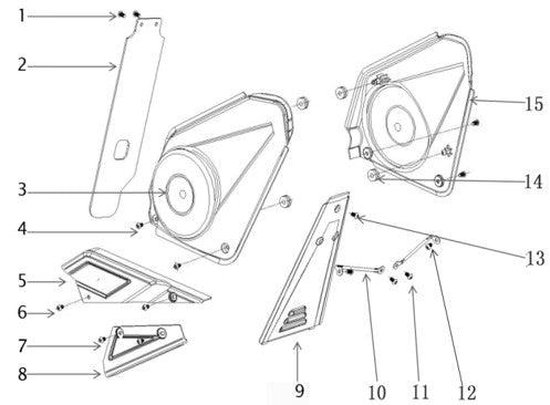Chain Cover Down - 1500W & 1000W Dirt Bike