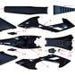 Tail Fairing Garniture, Left - EV Dirt Bike (1600W & 2500W)