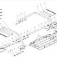 Left brush guard side support assembly - 2 Seat Go Kart (Gas & EV)