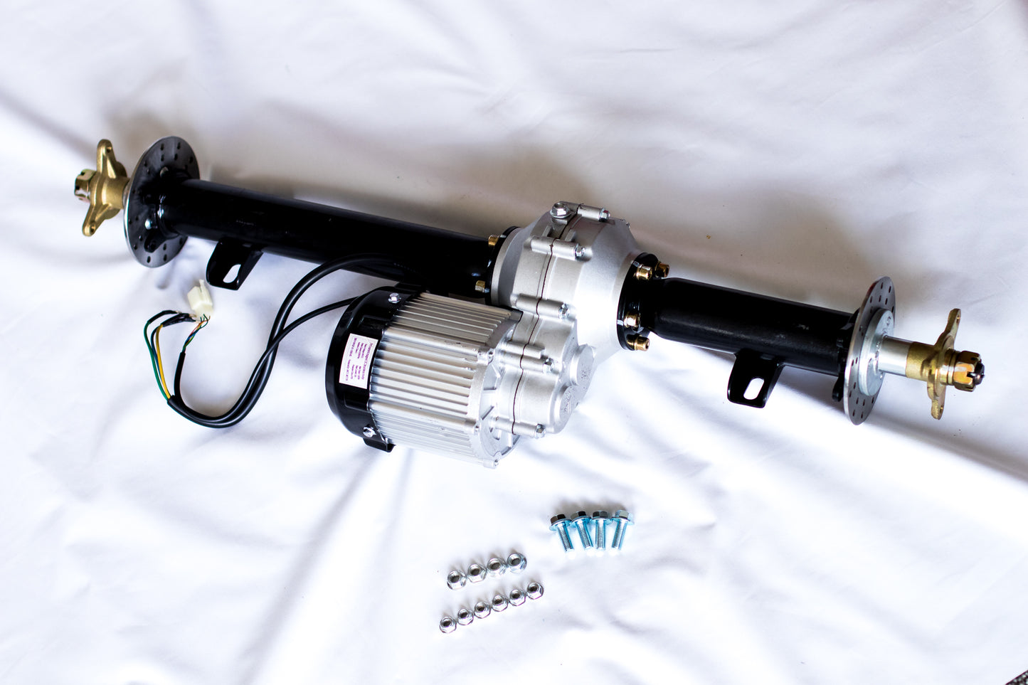 Rear Motor Axle Assembly - 2 Seat Go Kart (EV)