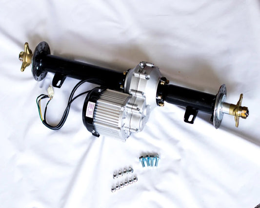 Rear Motor Axle Assembly - 2 Seat Go Kart (EV)