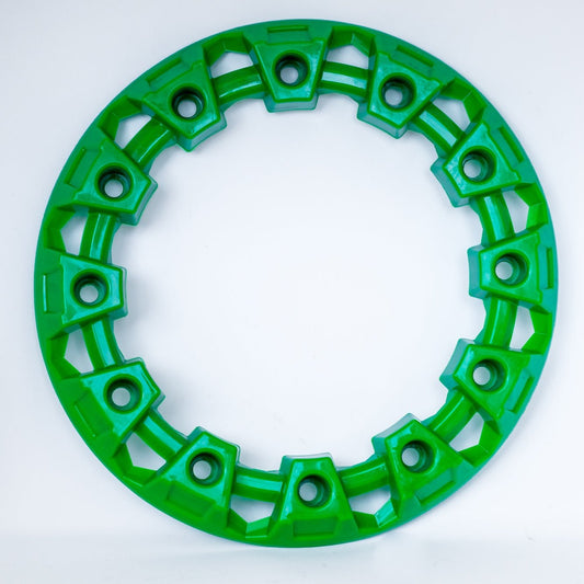 Rear Tire Rim Cover (Green) - 2 Seat Go Kart (Gas & EV)
