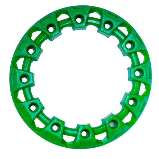 Rear Tire Rim Cover (Green) - 2 Seat Go Kart (Gas & EV)