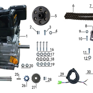 Chain Wheel 420-20 - 212cc Gas Mini Bike