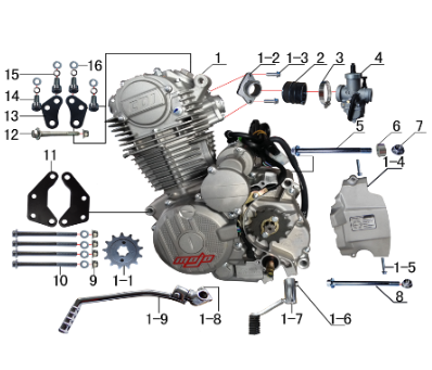 Bolt - 230DH Gas Dirt Bike