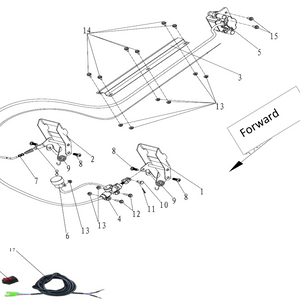 Brake Caliper Assembly - 2 Seat Go Kart (Gas)