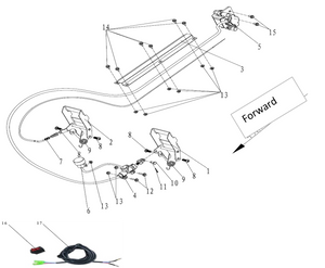 Brake Caliper Assembly - 2 Seat Go Kart (Gas)
