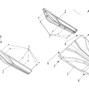 Brake Cover Assembly - 2 Seat Go Kart (Gas)