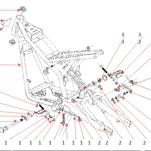 Chain Tensioner - 1500W & 1000W Dirt Bike