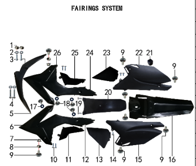 Thermal Insulation Rubber - 150DH & 230DH Gas Dirt Bike