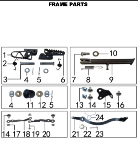 Tensioner Roller - DH110 & DH125 Dirt Bike