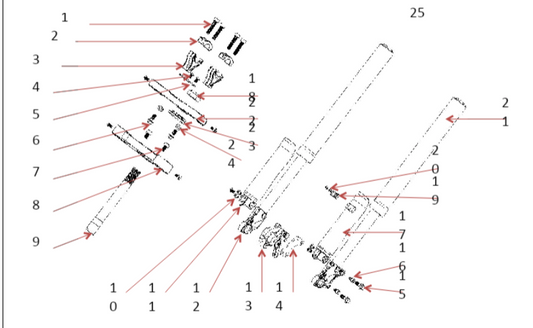 Handlebar Holder Kit（2pcs/set) - 1000W Dirt Bike
