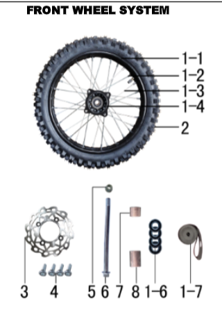 Bolt - DH110 & DH125 Gas Dirt Bike