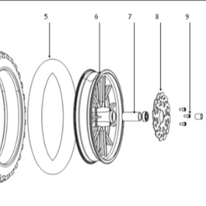 Bearing - 500W Dirt Bike
