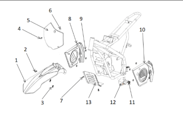 Spacer - 500W Dirt Bike