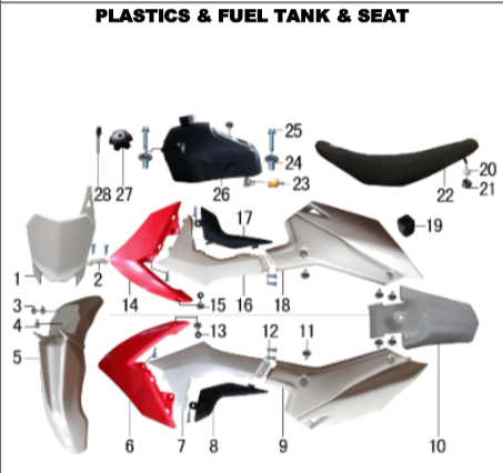 Bolt - DH110 & DH125 Gas Dirt Bike