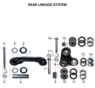 Tie Rod Suspension - 230DH Gas Dirt Bike