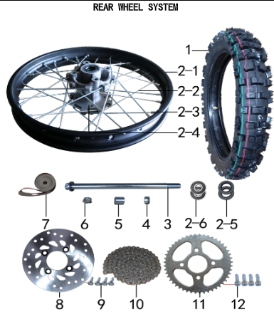 Tire Inner - 150DH & 230DH Gas Dirt Bike