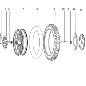 Wheel Bearing - 500W Dirt Bike