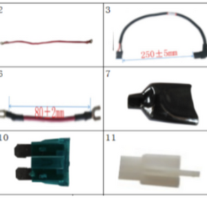 2 Hole Plug With Hook - 500W Dirt Bike